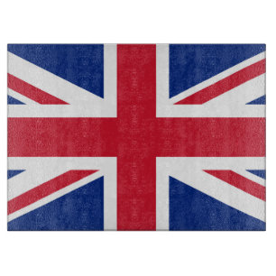 United Kingdom Union Jack Flag of British Colonies Cutting Board