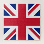 United Kingdom Union Jack Flag of British Colonies Jigsaw Puzzle<br><div class="desc">The Union Jack, a tapestry woven with threads of history, flutters proudly, a symbol of a nation forged in unity. Its story begins in 1606, when King James VI of Scotland ascended to the English throne as King James I. To commemorate the union of these two kingdoms, he commissioned a...</div>