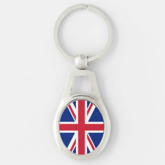 United Kingdom Union Jack Flag of British Colonies Key Ring