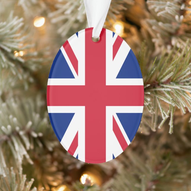 United Kingdom Union Jack Flag of British Colonies Ornament (Tree)