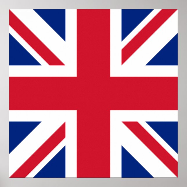 United Kingdom Union Jack Flag of British Colonies Poster (Front)