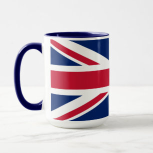 United Kingdom Union Jack Flag Personalized Mug