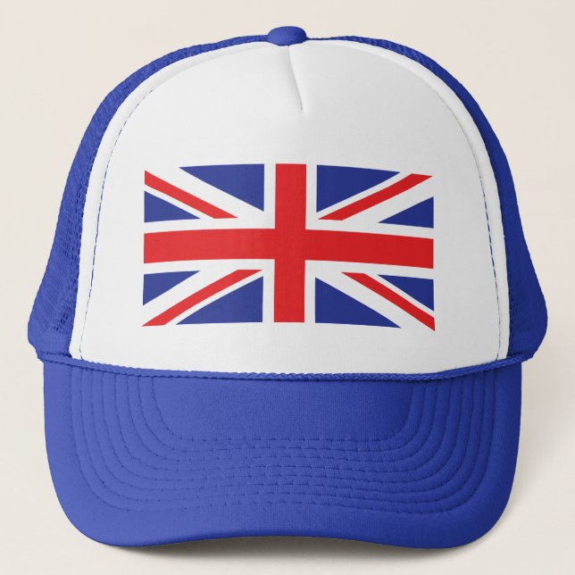United Kingdom /Union Jack Flag Trucker Hat (Front)