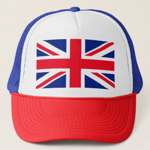 United Kingdom Union Jack Flag Trucker Hat