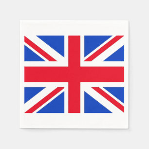 United Kingdom Union Jack Paper Party Napkins