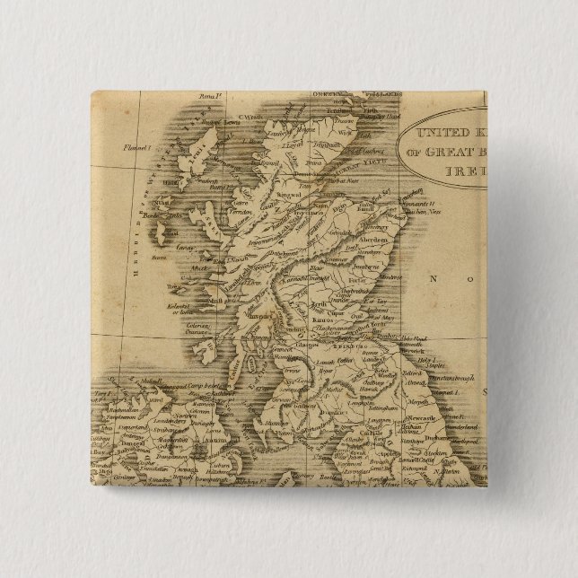 United Kingdoms 15 Cm Square Badge (Front)