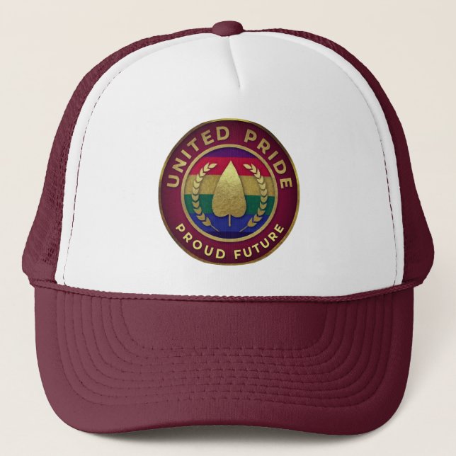  United Pride Proud future  Trucker Hat (Front)