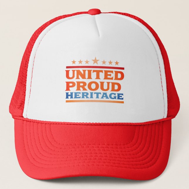 United Proud Heritage Trucker Hat (Front)