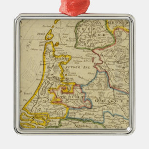 United Provinces 3 Metal Tree Decoration