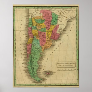 United Provinces, Chilli, Patagonia Poster