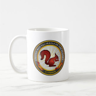 UNITED RED SQUIRRELS COFFEE MUG