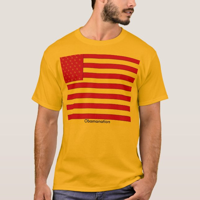 United Socialist States of America- Obamanation- 2 T-Shirt (Front)