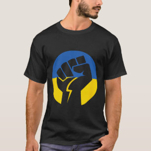 United Solidarity With The Ukraine Called Fist  T-Shirt