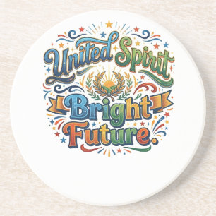 United Spirit Bright Future T-Shirt Coaster