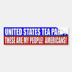UNITED STATE TEA PARTY BUMPER STICKER