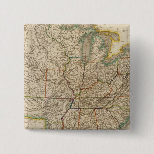 United States 12 15 Cm Square Badge