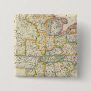 United States 13 15 Cm Square Badge