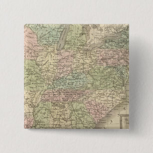 United States 18 15 Cm Square Badge