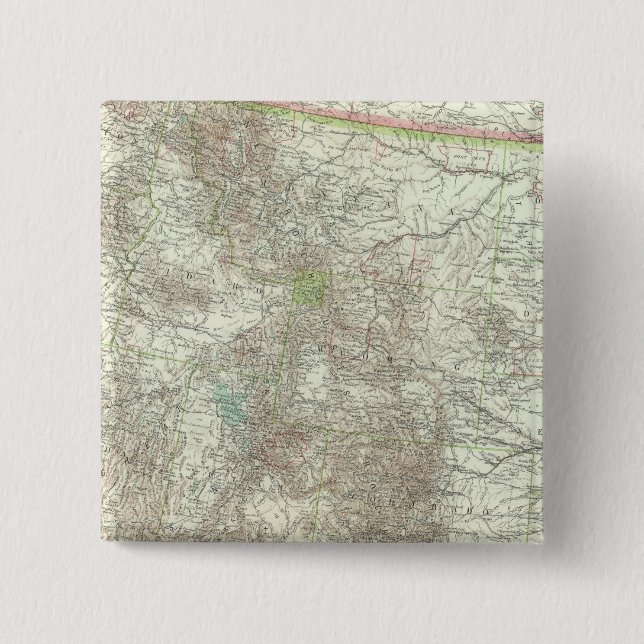 United States 22 15 Cm Square Badge (Front)