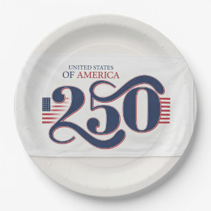 United States 250 Anniversary  Paper Plate