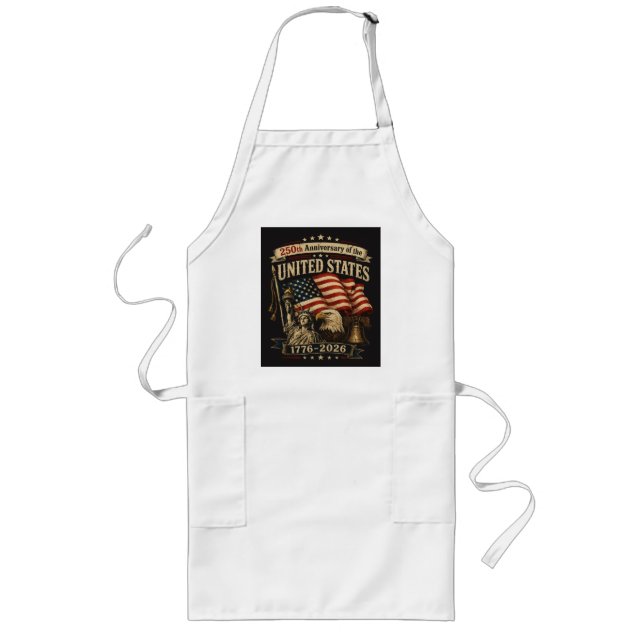 United States 250th Anniversary Celebration Long Apron (Front)
