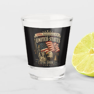 United States 250th Anniversary Celebration Shot Glass