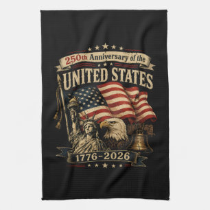 United States 250th Anniversary Celebration Tea Towel