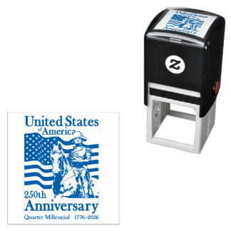 United States 250th Anniversary Commemorative Art  Self-inking Stamp