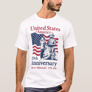 United States 250th Anniversary Commemorative Art  T-Shirt