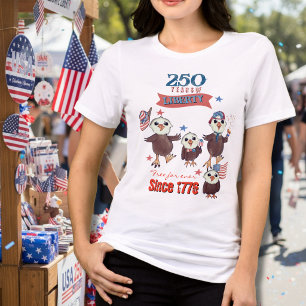 United States 250th Anniversary Eagle Family Tri-Blend Shirt