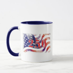 United States 250th Anniversary Flag Mug