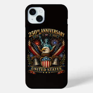 United States 250th Anniversary Patriotic Eagle iPhone 15 Mini Case
