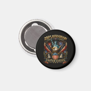 United States 250th Anniversary Patriotic Eagle Magnet