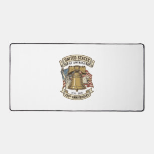 United States 250th Anniversary Patriotic Vector D Desk Mat