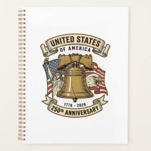 United States 250th Anniversary Patriotic Vector D Planner