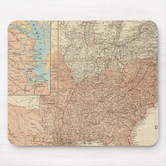 United States 2 Mouse Pad (Front)