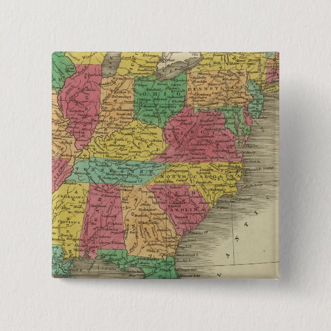 United States 33 15 Cm Square Badge (Front)