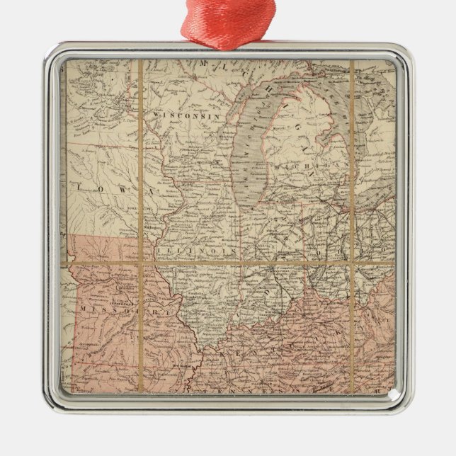 United States 37 Metal Ornament (Front)