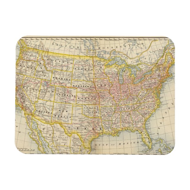 United States 4 Magnet (Horizontal)