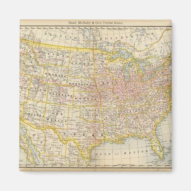 United States 4 Magnet (Front)