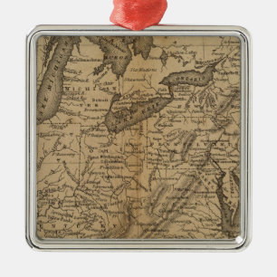 United States 5 Metal Ornament
