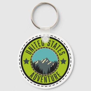 United States Adventure logo Key Ring