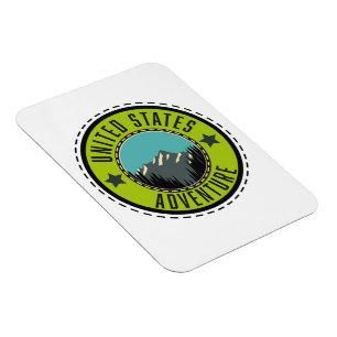 United States Adventure logo Magnet