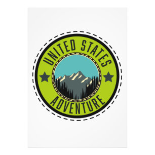 United States Adventure logo Photo Print