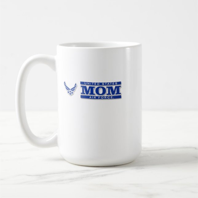 United States Air Force Mom Mug (Left)
