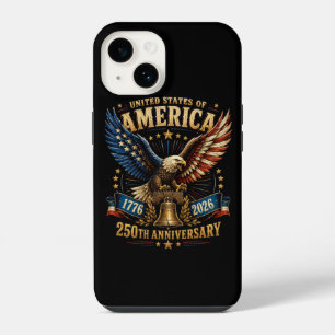 United States America 250th Anniversary Eagle iPhone 14 Case