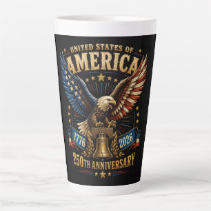 United States America 250th Anniversary Eagle Latte Mug