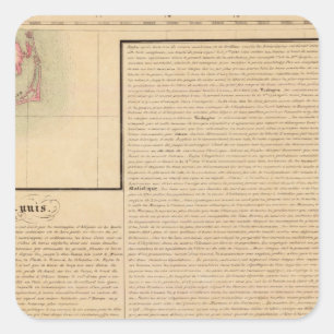 United States, America 57 bis Square Sticker