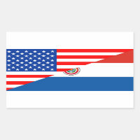 united states america paraguay half flag usa count