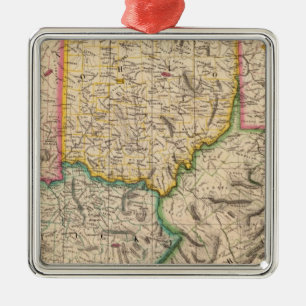 United States, America Sep 50 Metal Tree Decoration